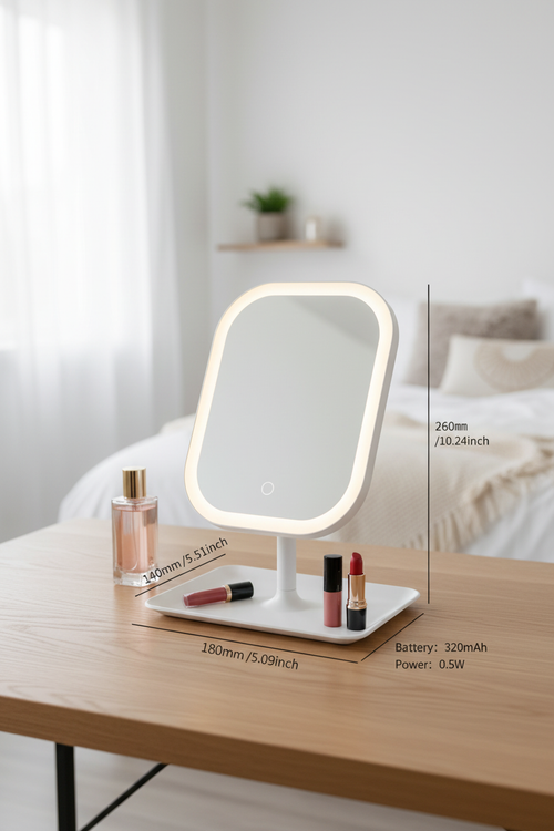 Vanity Mirror Lifestyle with Measurements